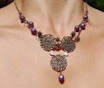 COLLIER GAUFRETTE LILAS