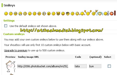 Tutorial, Tutorial Blog, Tutorial Cute Icon, Cute Icon Shoutbox, Cara nak buat Icon Comel di Shoutbox