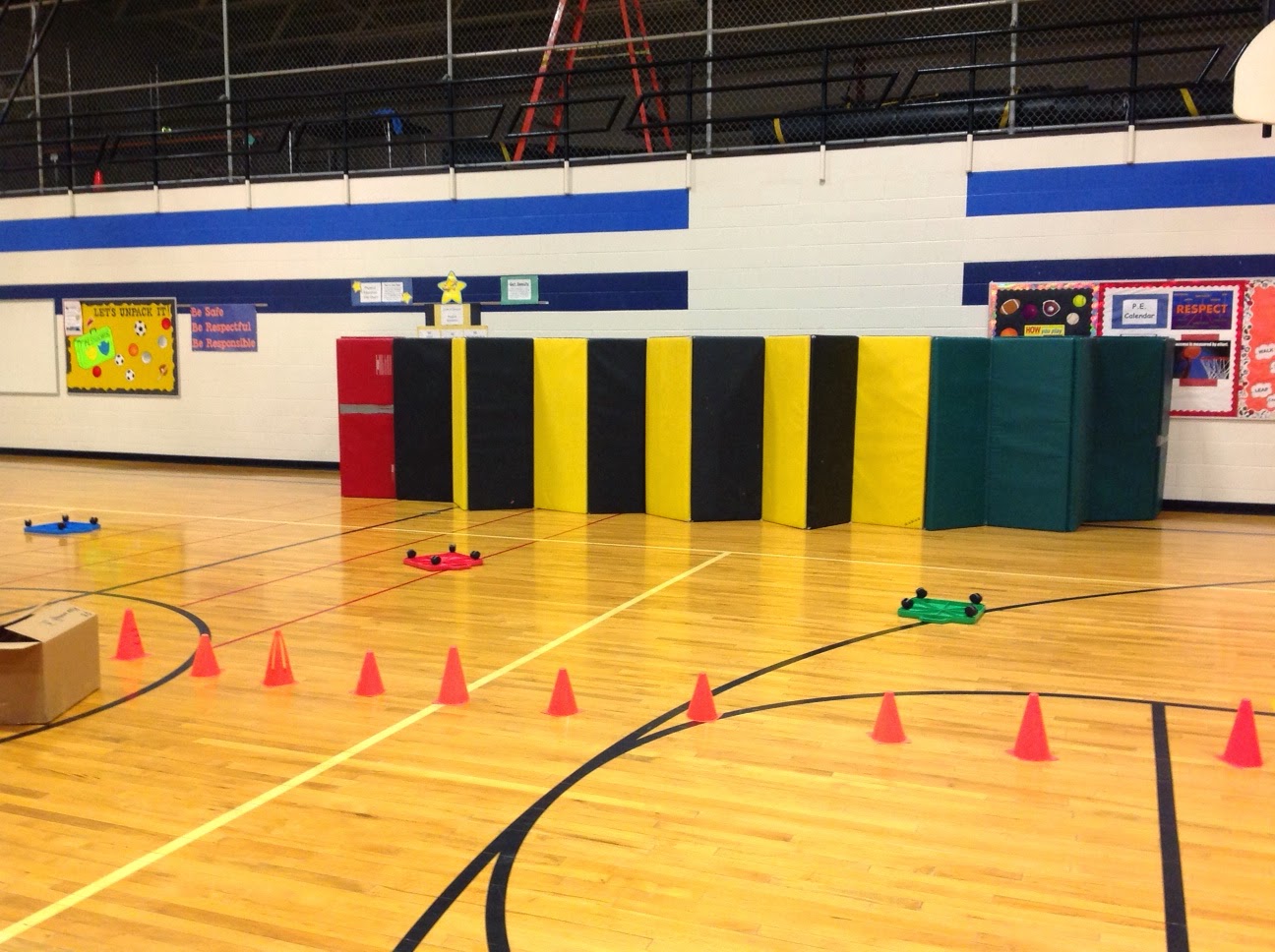 Carly's PE Games Star Wars Throwing Game and Relay Races