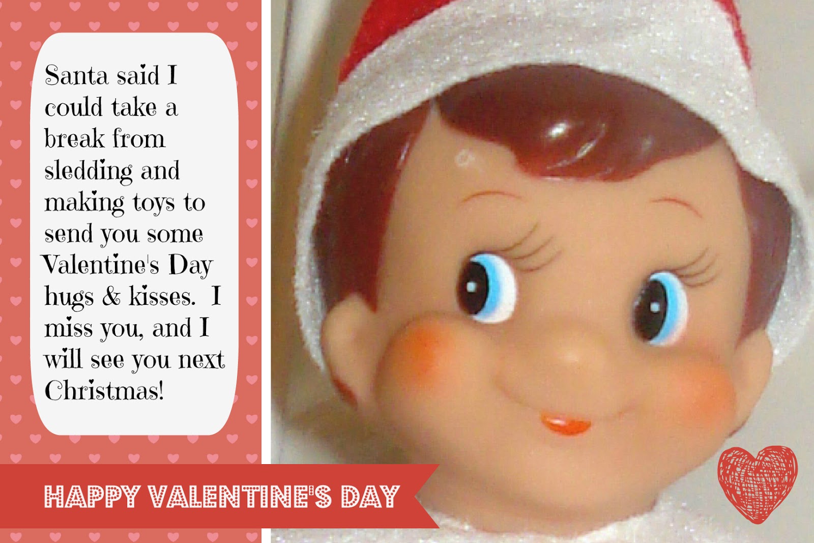 East Coast Mommy Elf on the Shelf Valentine