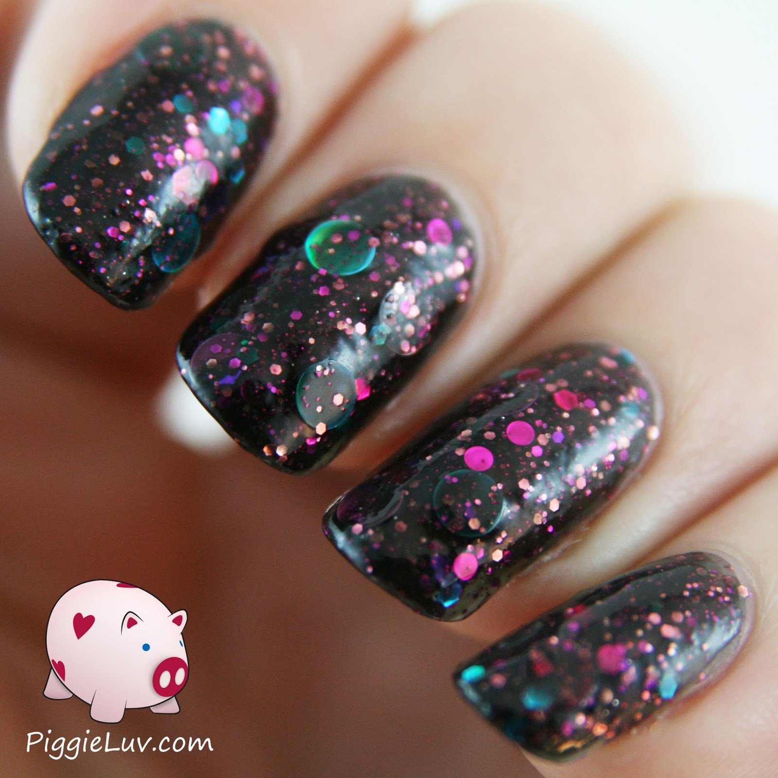 PiggieLuv Naild'it Unique Nail Polish swatches & review