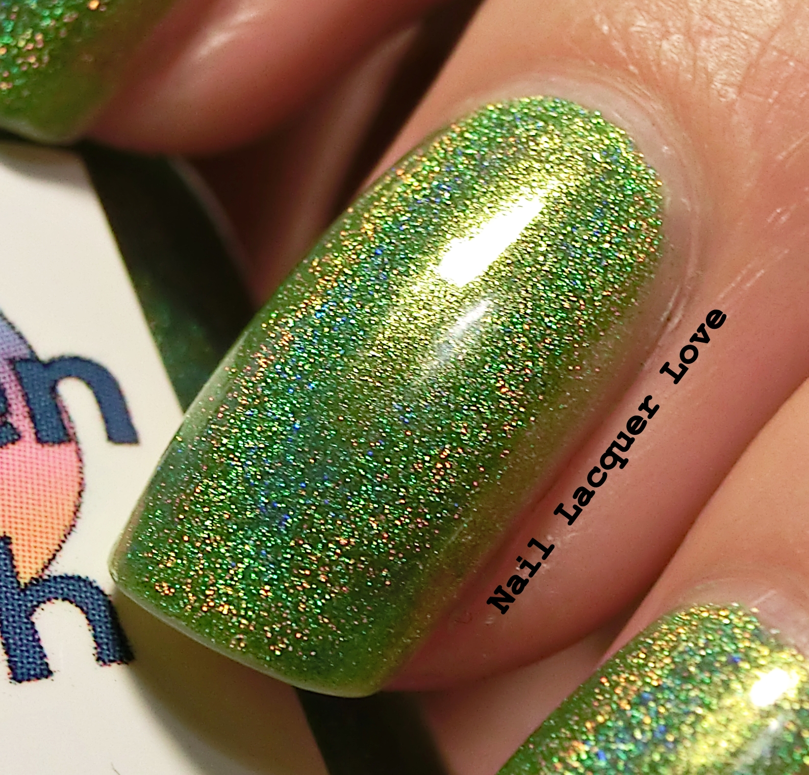 Nail Lacquer Love Smitten Polish Electric Lime