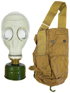 gas mask soviet russian model with haversack