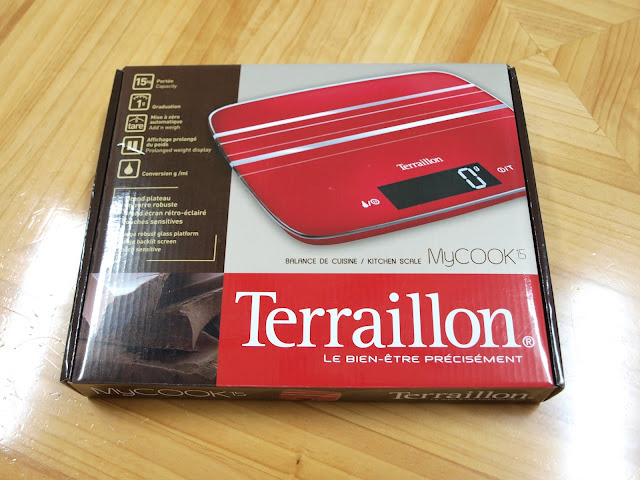 法國 Terraillon My Cook 15 耐壓玻璃板料理電子秤 外盒