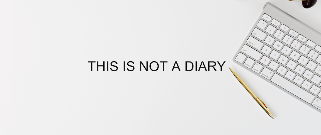 THIS IS NOT A DIARY