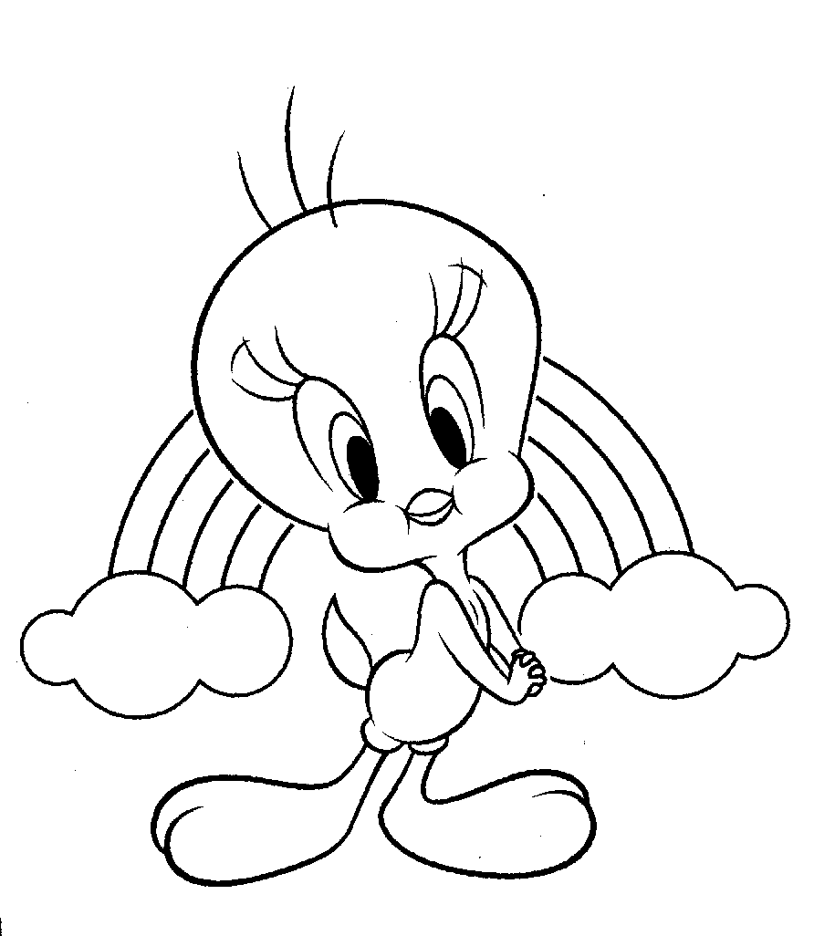 Coloring Pages: Tweety Bird free printable coloring pages Free and