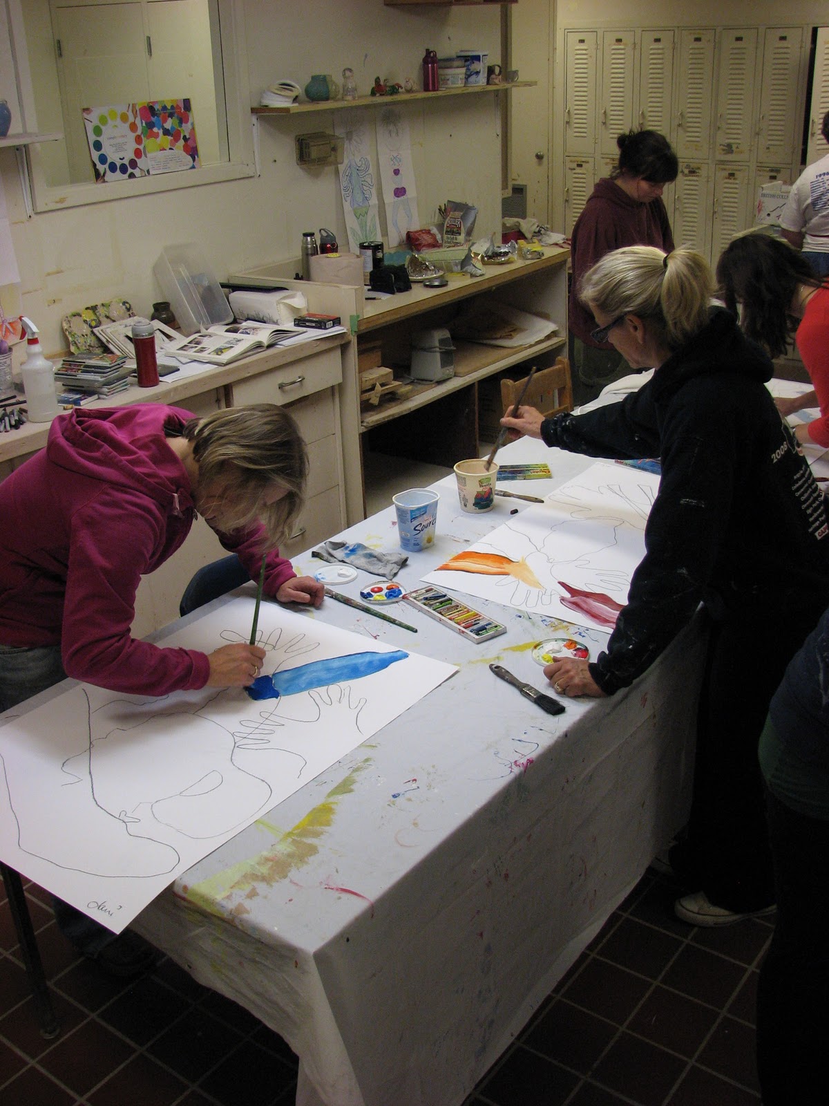 Artists for Kids Collaboration and Imagination Adult Art Class