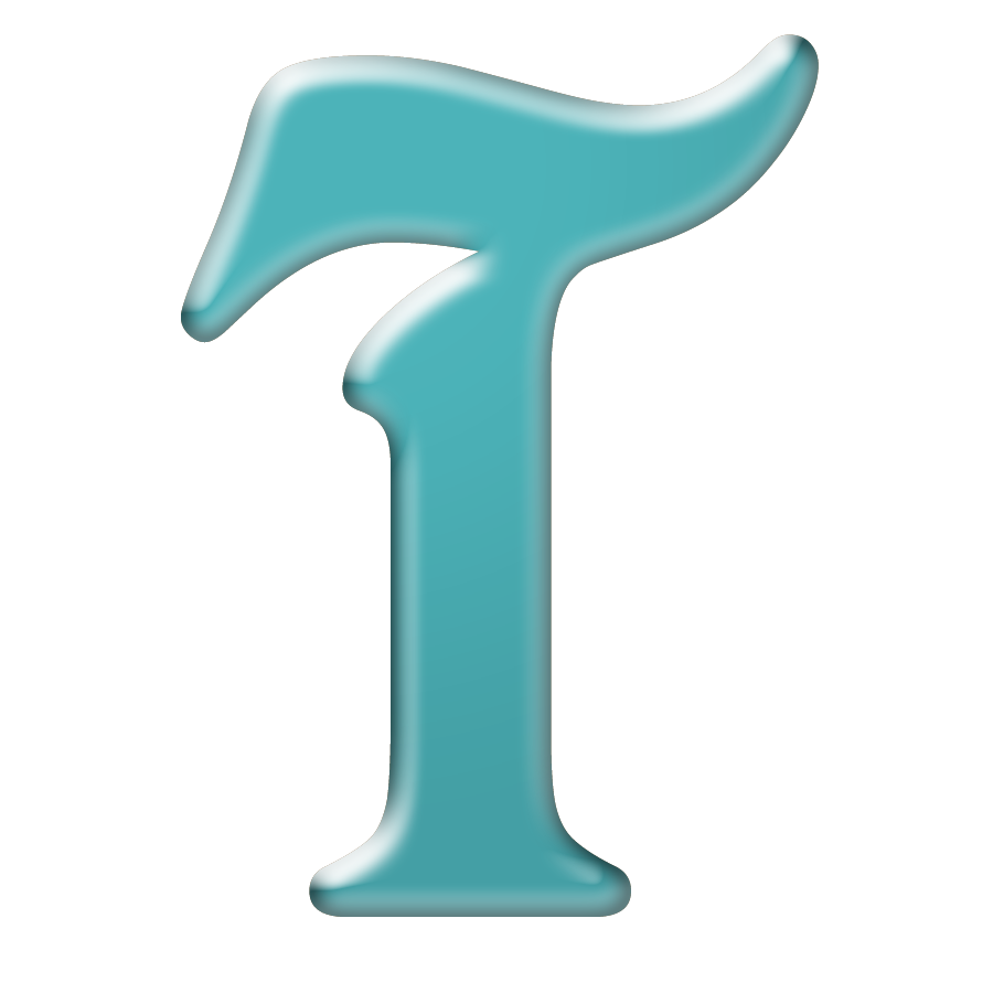 ♥♥♥♥♥♥♥♥ BCuz I Can ♥♥♥♥♥♥♥♥ Free Bright Teal Digi Scrapbook Alphabet