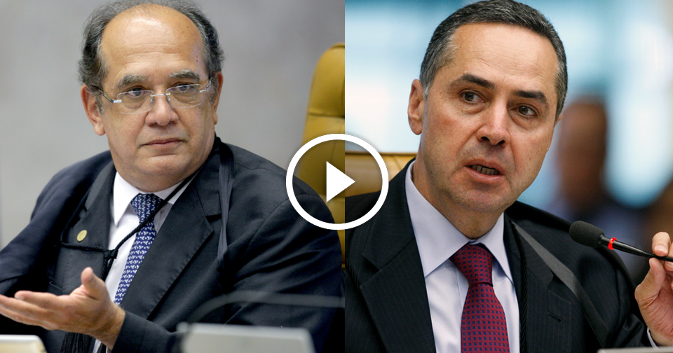 Resultado de imagem para barroso x gilmar mendes