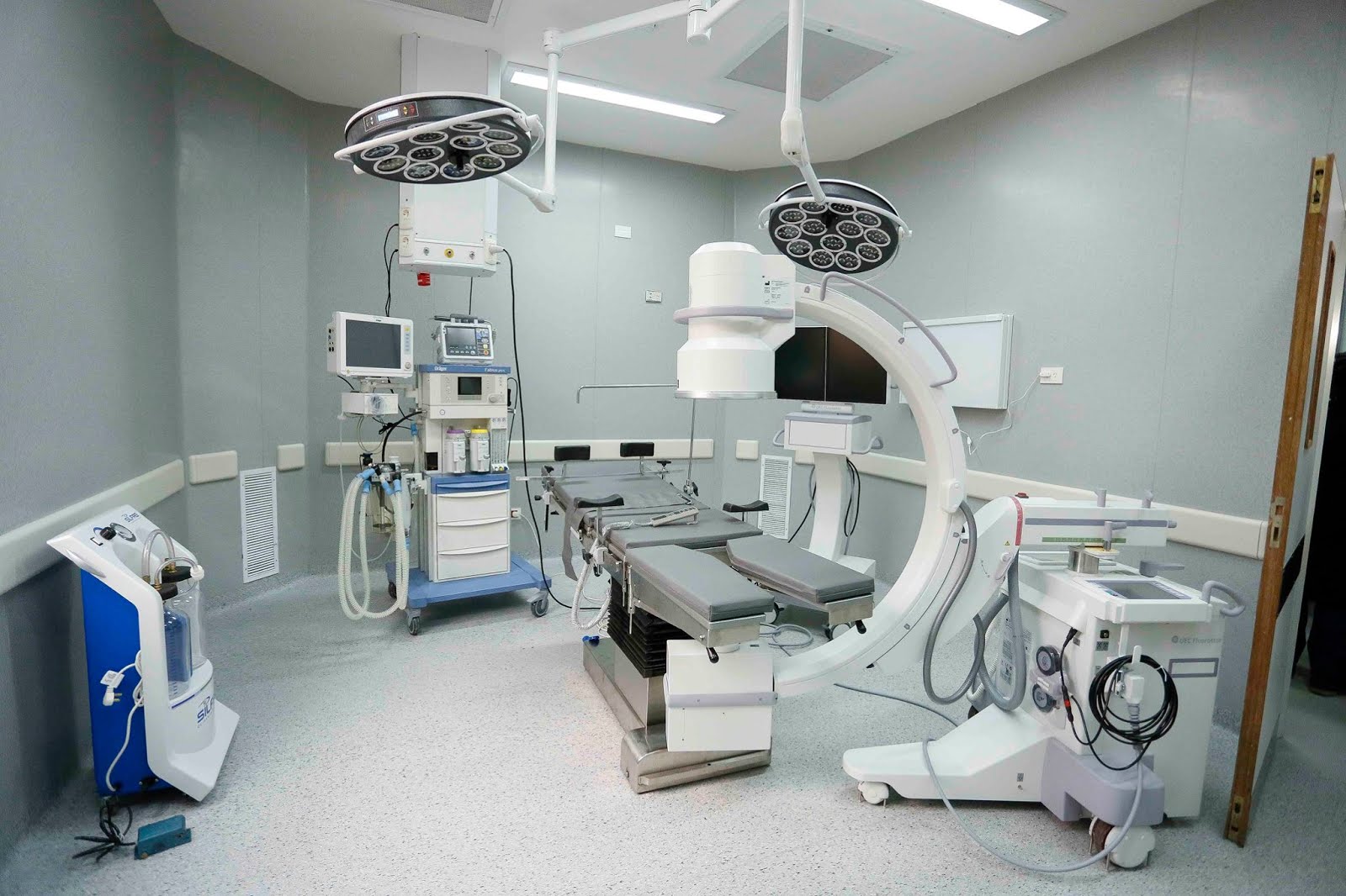 The New Surgery Room at a Public Hospital Overseas.