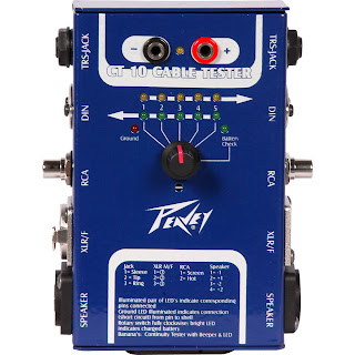 cable tester Peavey CT 10 live on stage