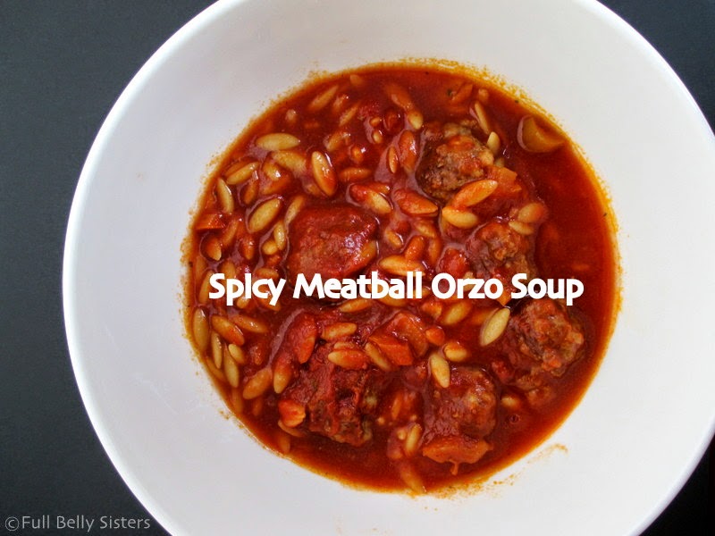 Spicy Meatball Orzo Soup FreakyFriday