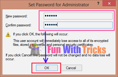 Change Admin Password From User Mode_FunWidTricks.Com