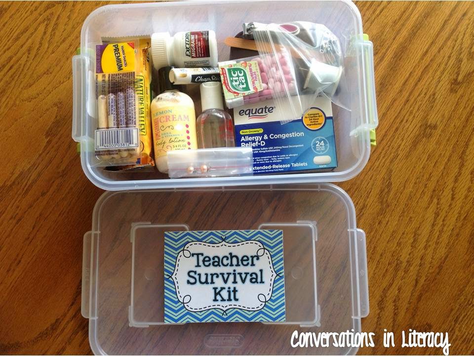 Conversations in Literacy Teacher Survival Kits