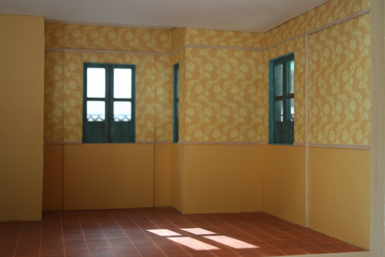 Miniaturas Concha G. Enriquez: La casa azul terminada