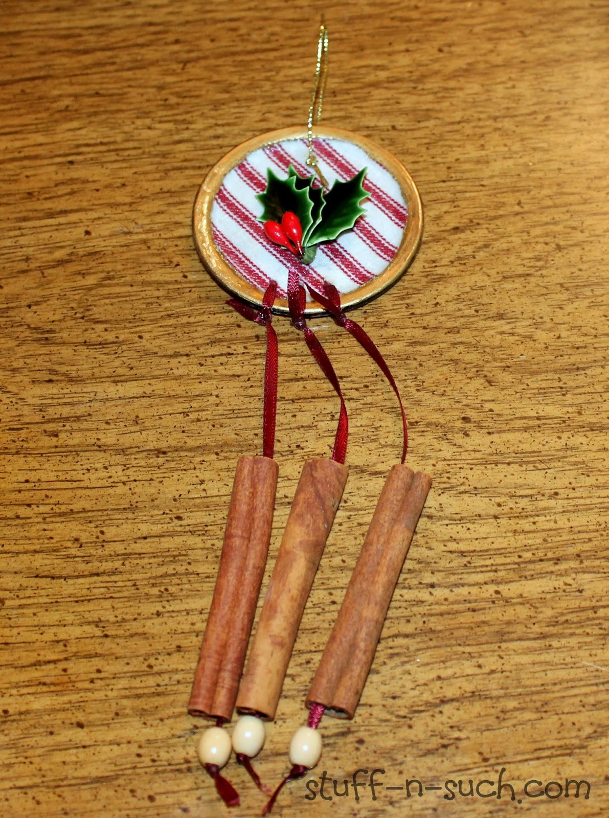 StuffnSuch By Lisa Christmas Cinnamon Stick Car Air Freshener/Ornament