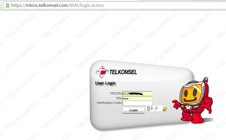 Cek Bonus Mkios Dari Web Mkios Telkomsel Com