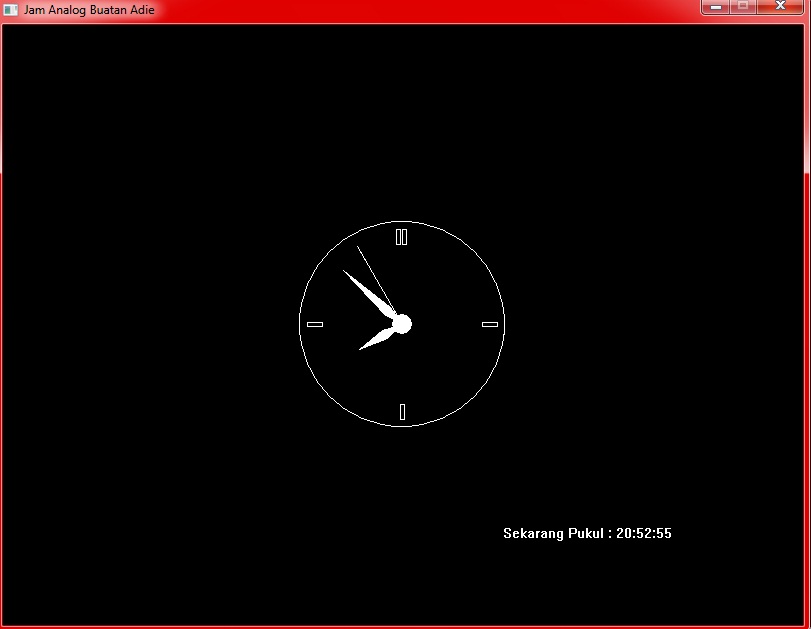 Membuat Jam Analog Dengan Dev C++ Keymaker