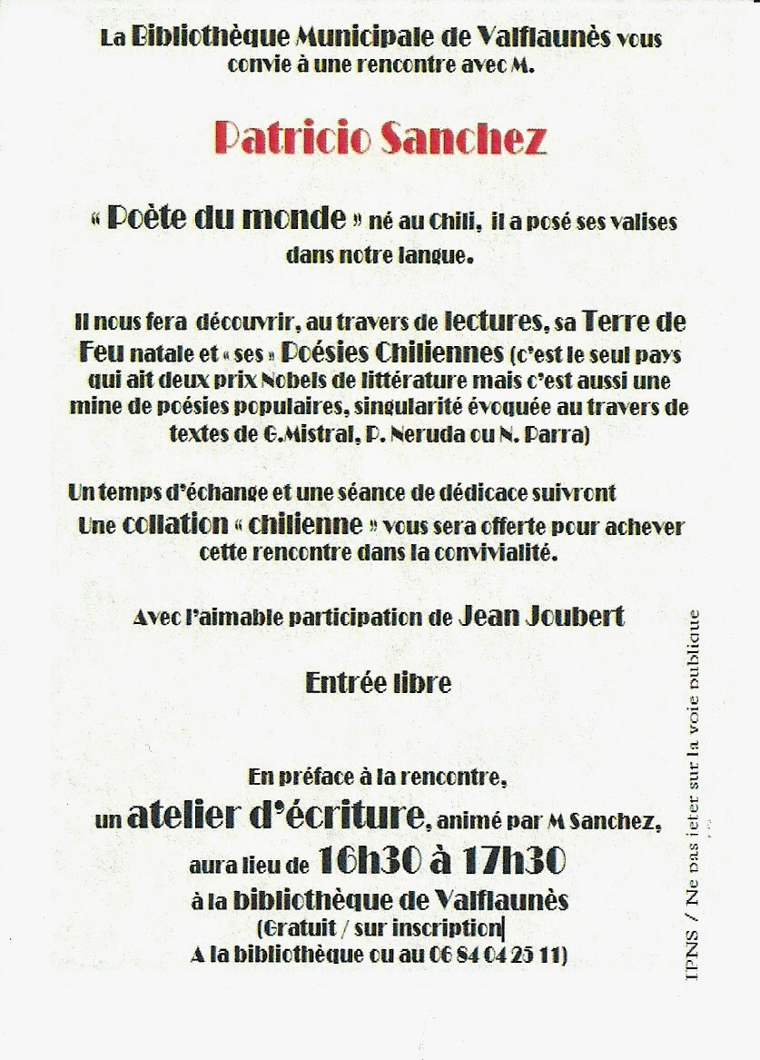 LA BIBLIOTHEQUE MUNICIPALE DE VALFLAUNES - FRANCE, AVRIL 2014