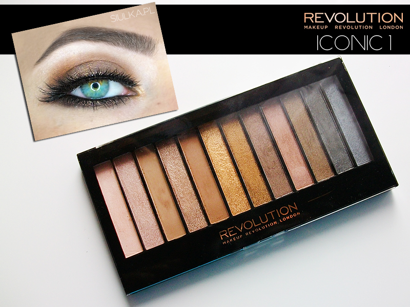 Siulka Makeup Revolution Iconic 1 paleta cieni do powiek swatche