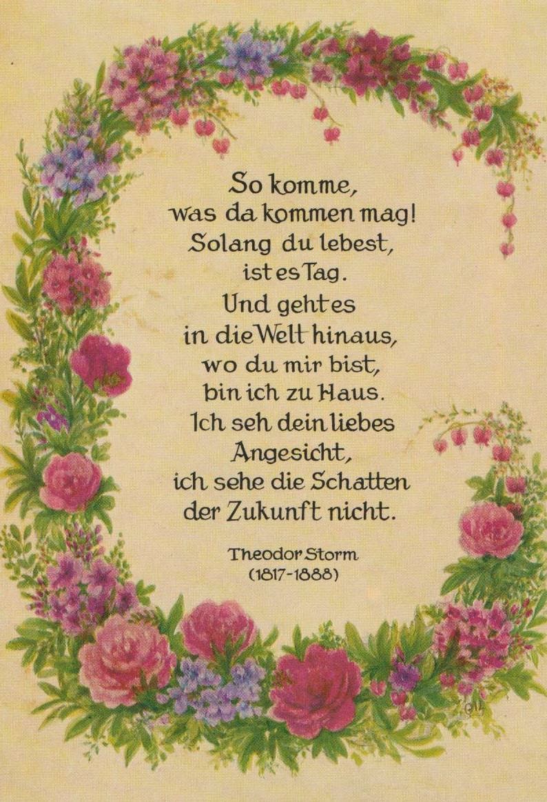 Sehr ich mag gedicht dich mag dich