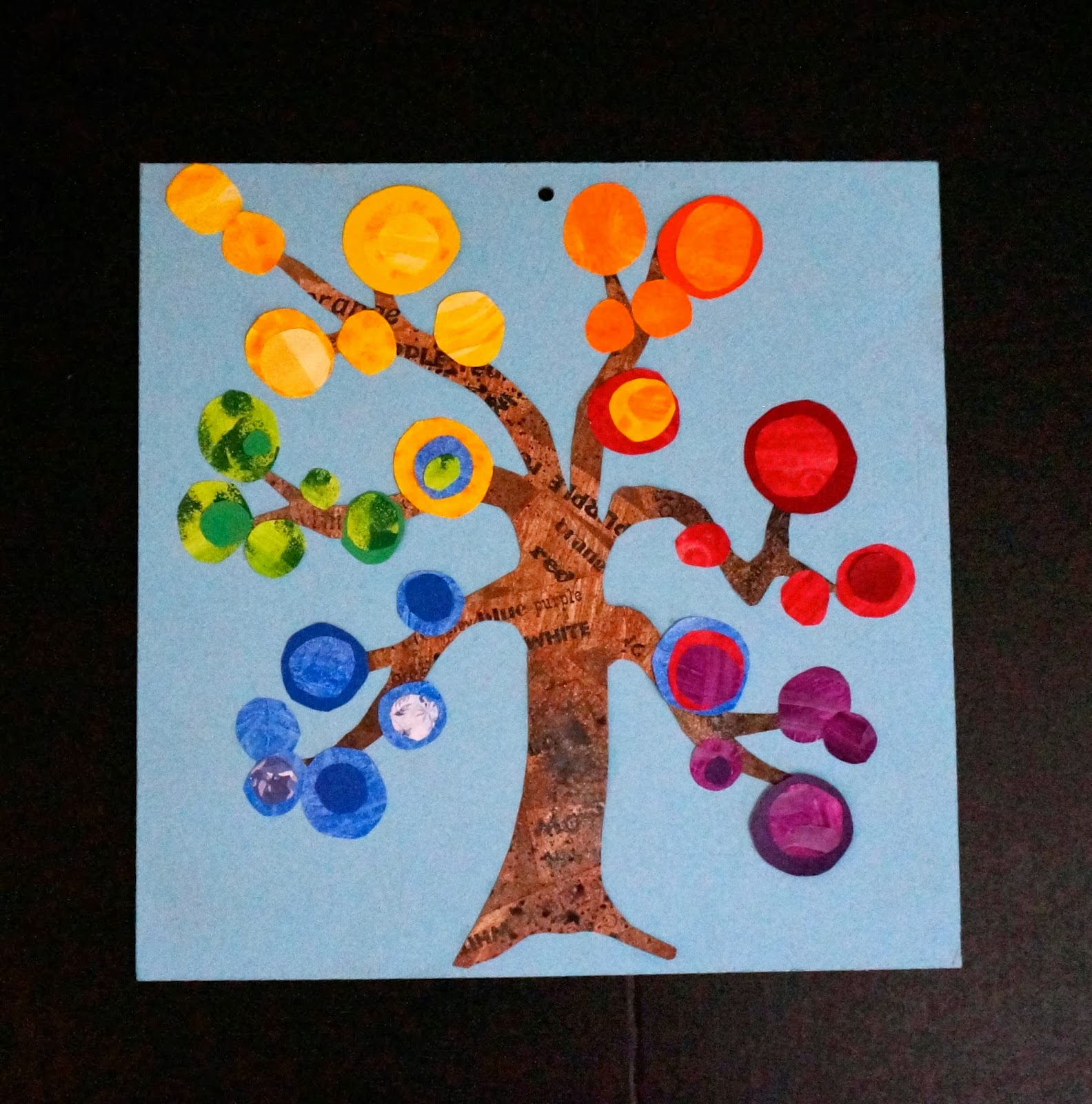 that artist woman Colour Wheel Trees