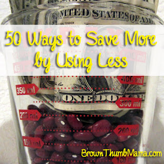 50 Ways to Save More By Using Less