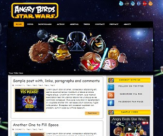 3 Template Angry Bird Blog terbaru 2013