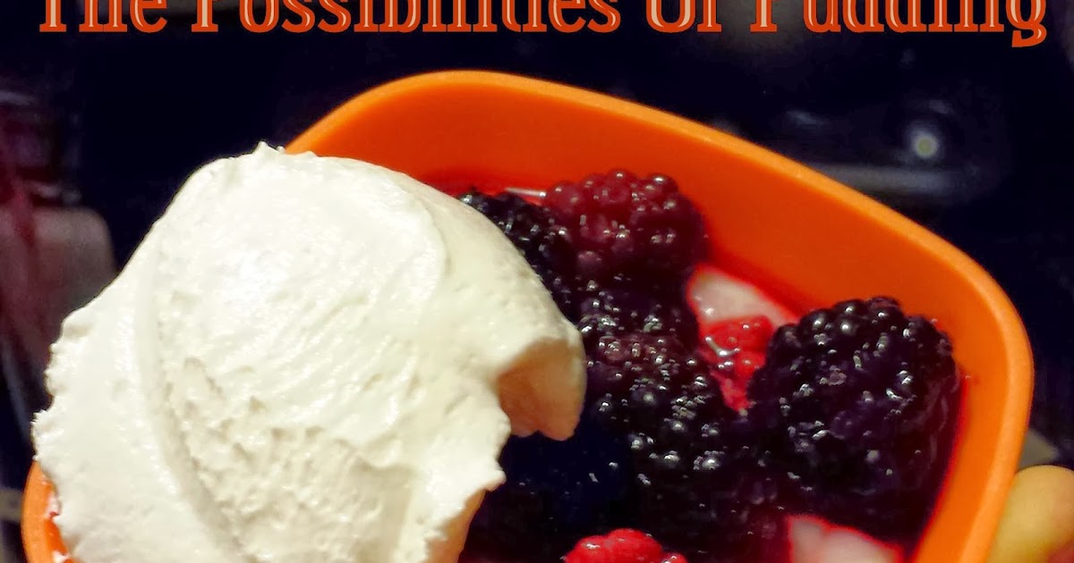 The Fat Free Queen The Possibilities of Pudding