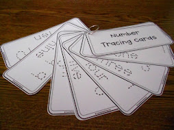 Number Tracing Cards