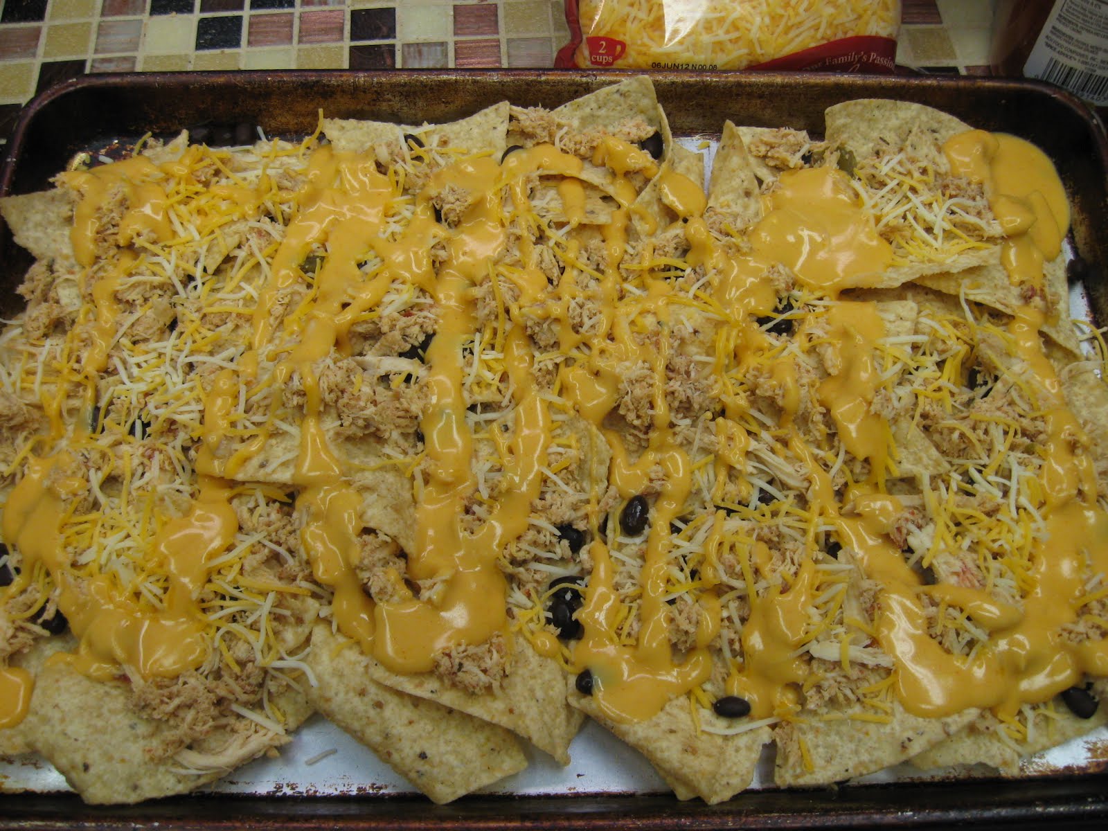 Taste and See God's Goodness Cheesy Chicken Nachos