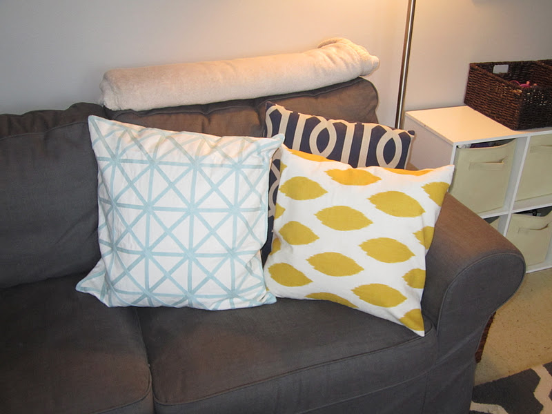 Swoon Style and Home Switching Up the Den Pillows