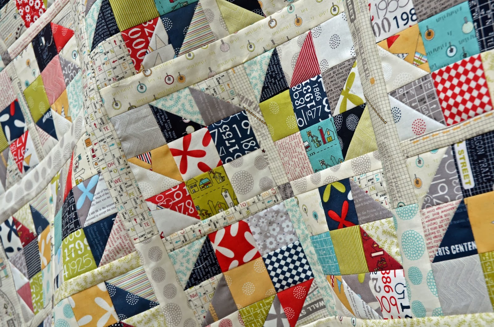 IslandLife Quilts Certainly scrappy my Jersey Girl quilt