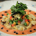 Salad of Globe Artichokes with Garden Herbs and Gazpacho