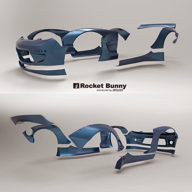 to the official GReddy USA blog Rocket Bunny RX7 and GTR kits now available for pre