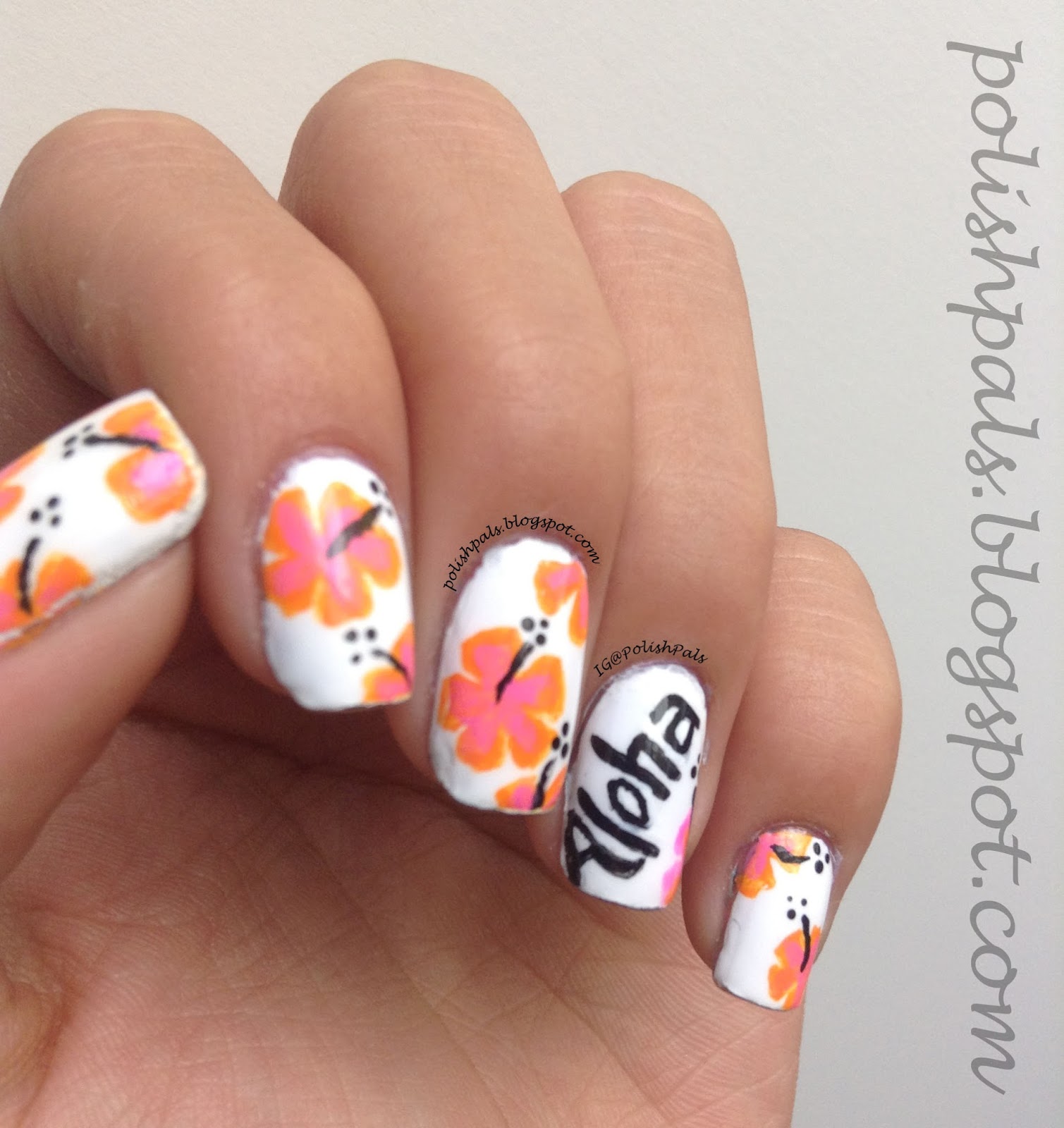 Toe Nail Designs Hibiscus: Shadow S Nail Art Hibiscus. Nail Art Toe Nail Designs Hibiscus : Polish pals h is for hibiscus - Toe Nail Designs Hibiscus: Shadow S Nail Art Hibiscus. Nail Art