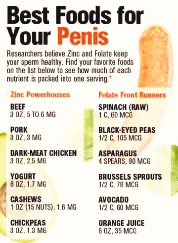 foods good for developing sperm porn star arab big boobs