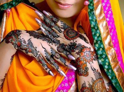 Today's Mehndi Fashion For Girls From The Spring Collection 2014