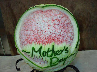 Tỉa khắc dưa hấu nghệ thuật - H&igrave;nh ảnh đẹp