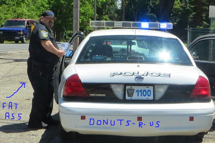Brady Lake Village cop John Delillo stopped a car looking for more donuts.