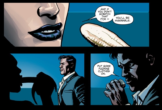 sugerente escena de Ladrón de Ladrones de Robert Kirkman sugerente escena de Ladrón de Ladrones de Robert Kirkman
