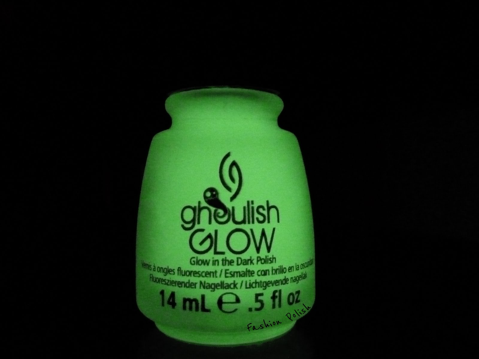 China Glaze Glow In The Dark Nail Polish Topcoat - Ghoulish Glow 14ml