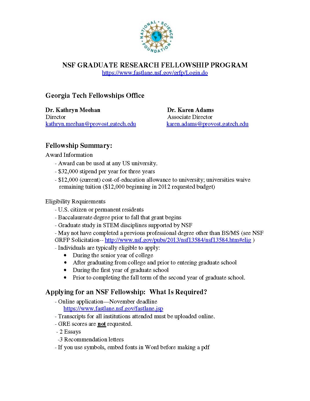 georgia institute of technology school of chemistry biochemistry georgia tech recommendation letter