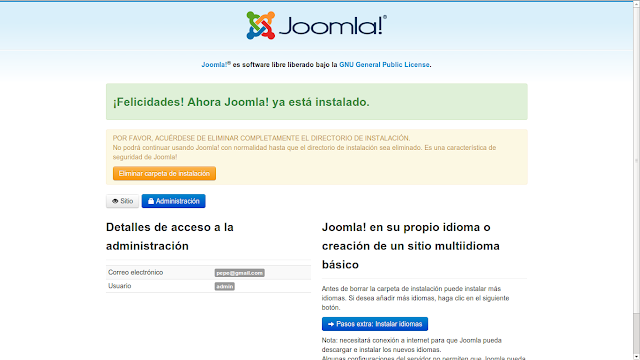 DriveMeca instalando Joomla 3.2