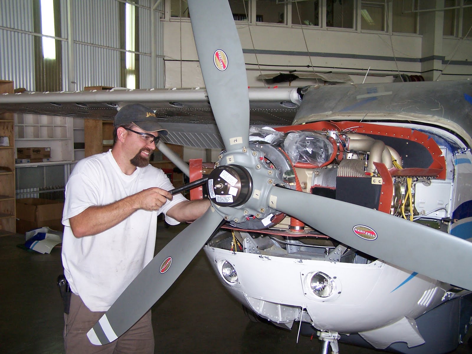 Project 206 Propeller Installation on CMA