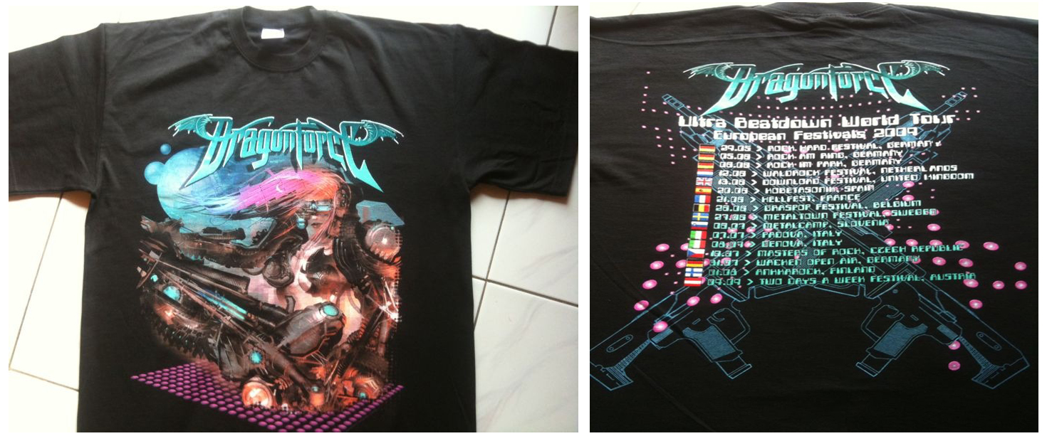 dragonforce t shirt