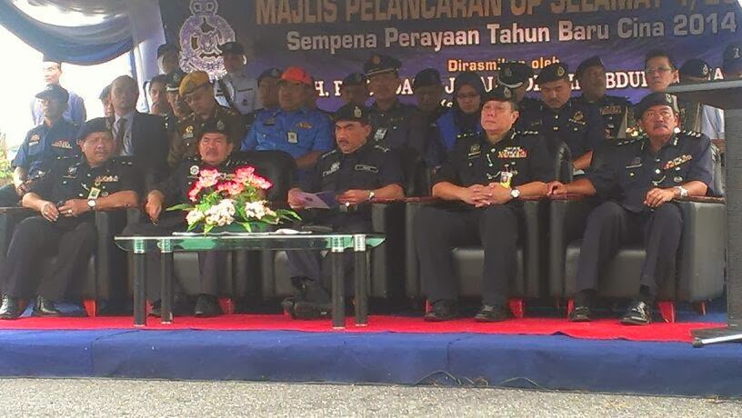 pelancaran op selamat ksbk bersama pdrm tahun baru cina 2014