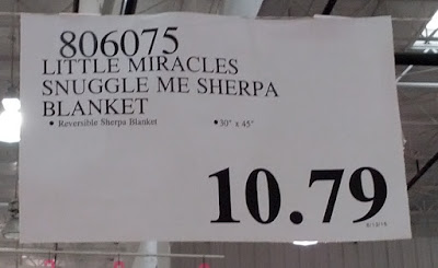 Deal for the Little Miracles Snuggle Me Sherpa Blanket and Plush Set at Costco