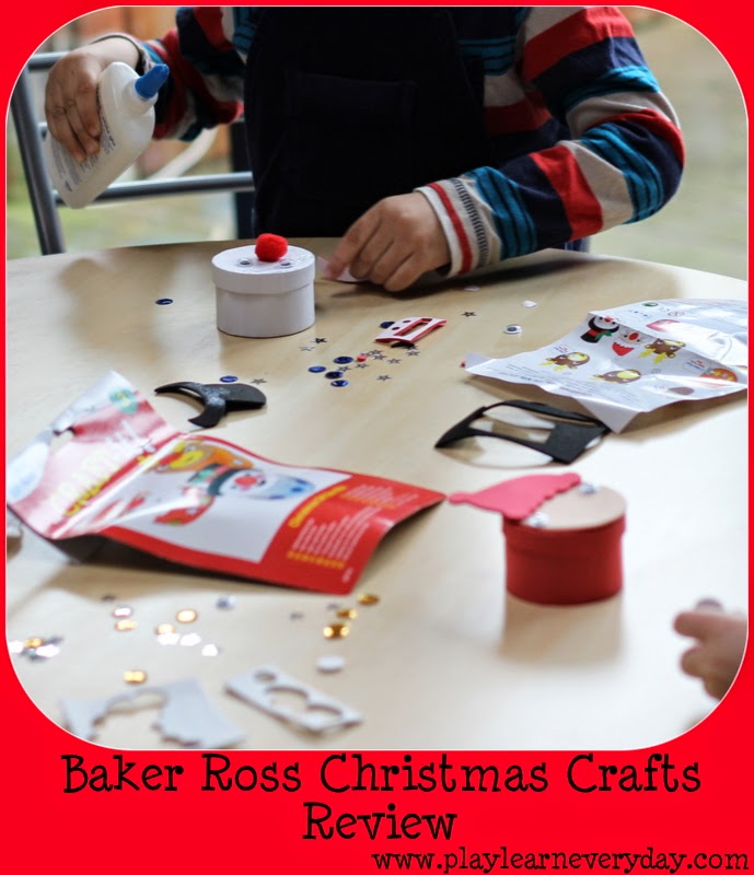 Baker Ross Christmas Crafts - Review - Play and Learn Every Day