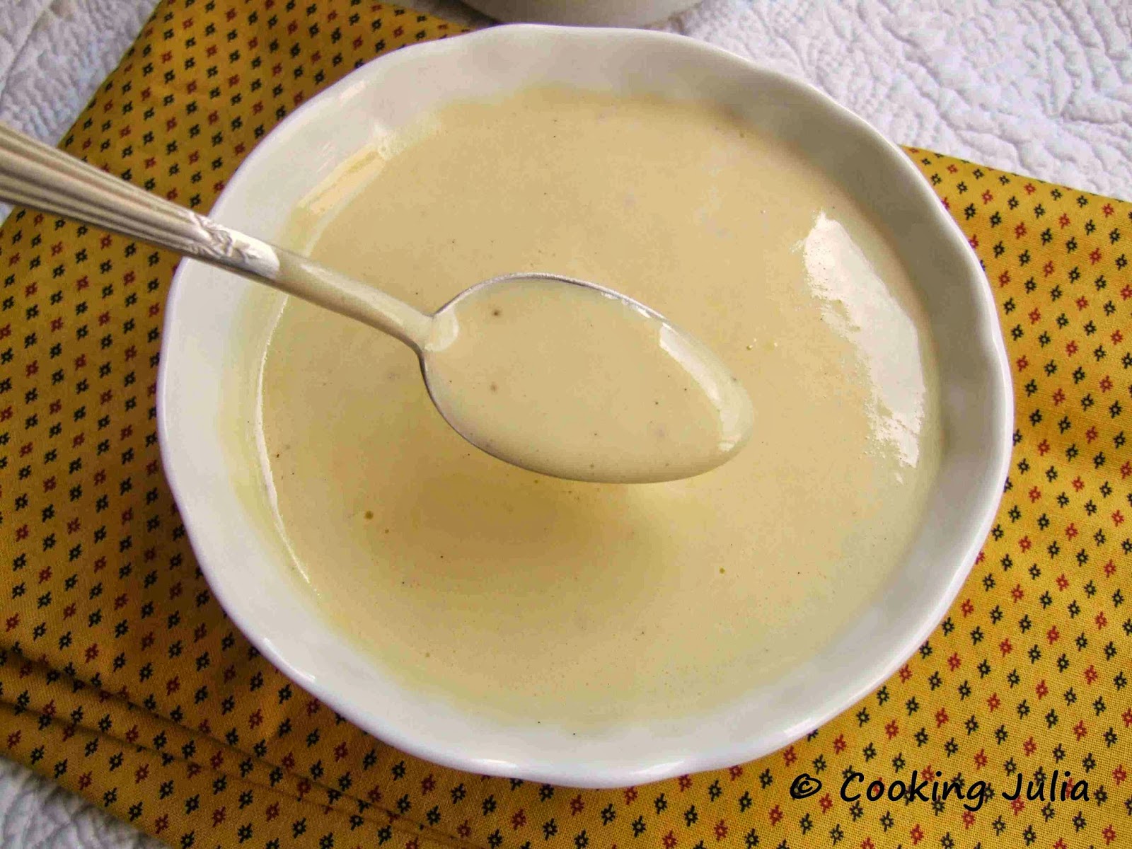 Cooking Julia Creme Anglaise